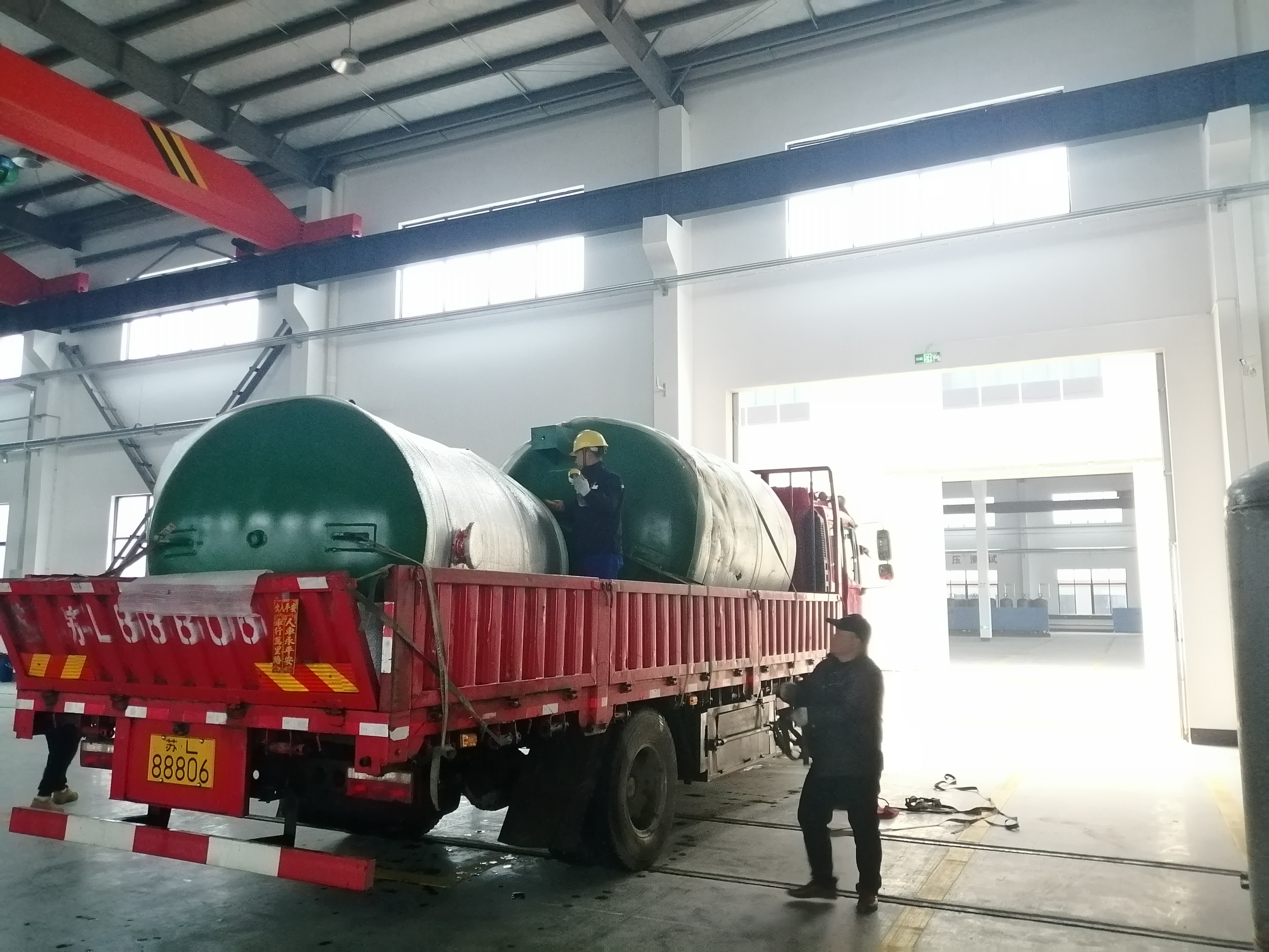 申容儲氣罐發(fā)貨區(qū)域